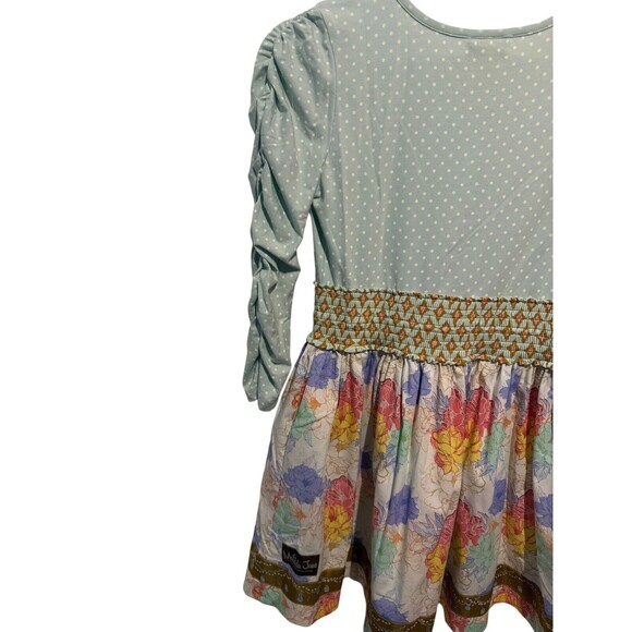 Matilda Jane Girls' Sitting Pretty Dress  Polka Dot Floral Size 12 EUC - Picture 8 of 12